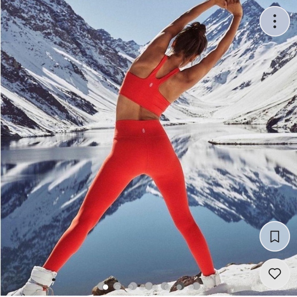 Free people movement leggings bright orange size XS NWOT